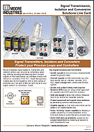 Signal Transmission Isolation and Conversion Solutions Line Card Moore Industries Cover